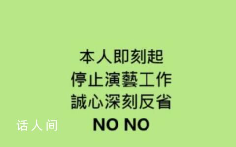 台湾艺人NONO回应性骚扰:停工反省