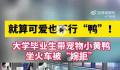 大学毕业生带小黄鸭坐火车被拒 就算可爱也不行鸭