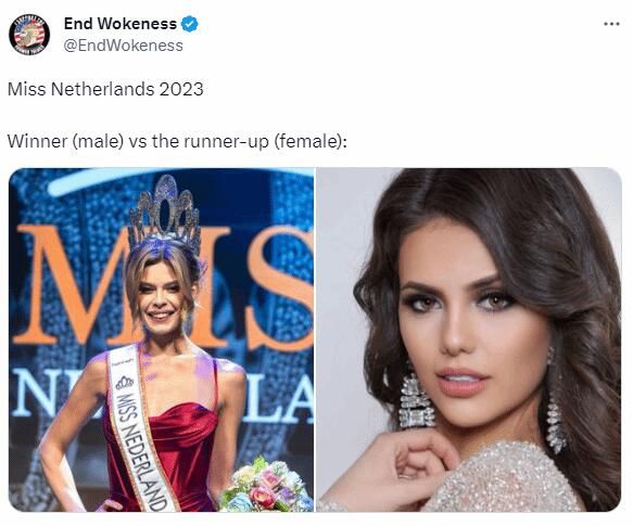 荷兰小姐首次产生跨性别冠军 引发网友热议