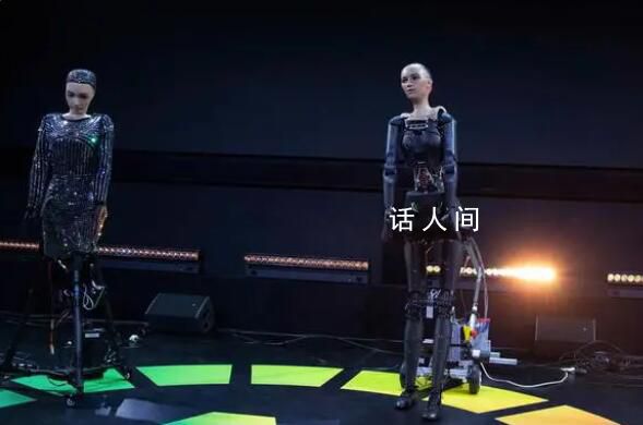 扬言毁灭人类的女机器人答记者问 超过50台机器人参会
