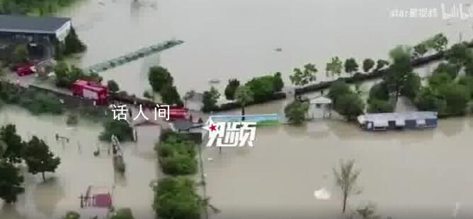 台风致浙江一动物园积水被困 积水深度超过1米
