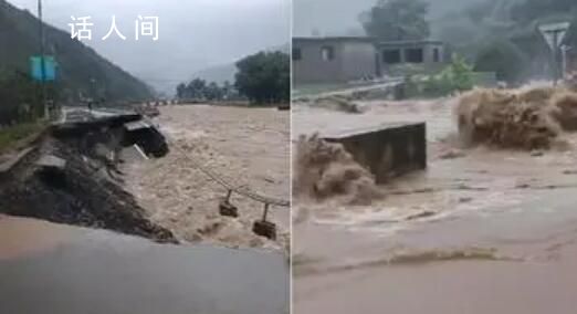 京津冀暴雨现场:局地突发山洪