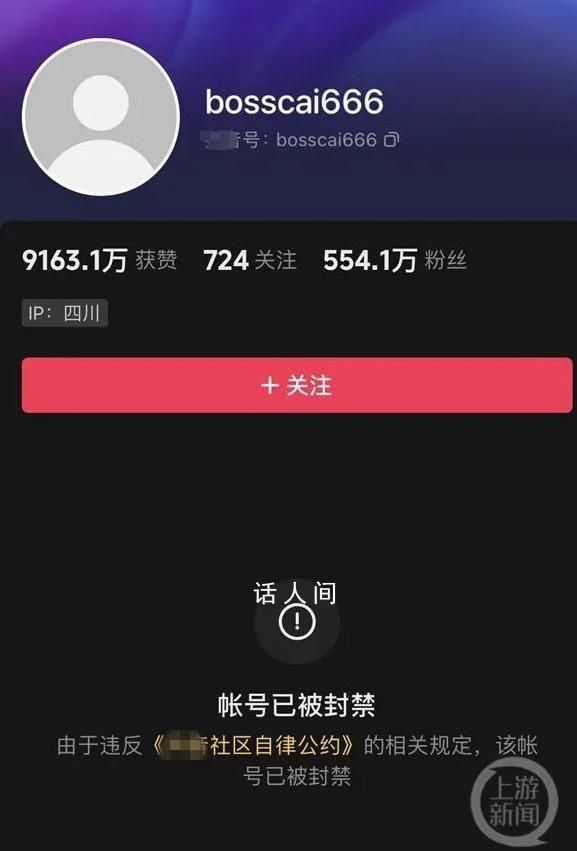 媒体盘点今年被禁的5个一线网红