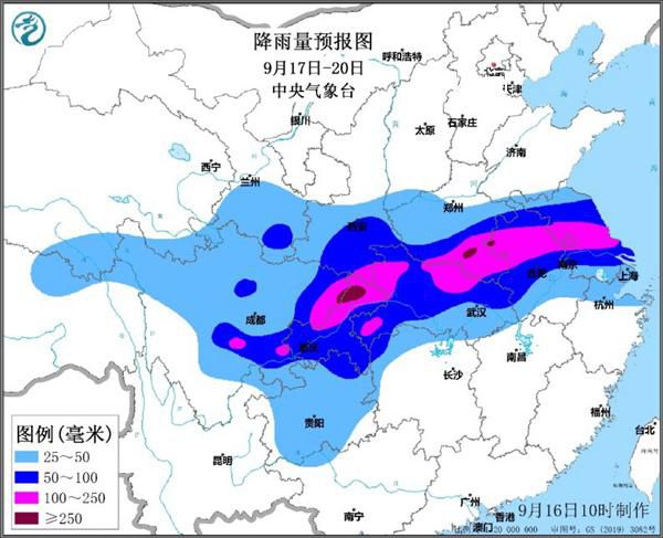 7省市部分地区将有暴雨大暴雨 大范围强降雨即将上线