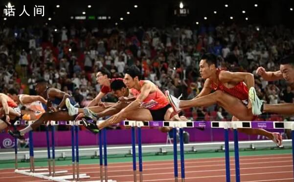 亚运会男子110米栏现双金牌 中国选手朱胜龙获得第6名