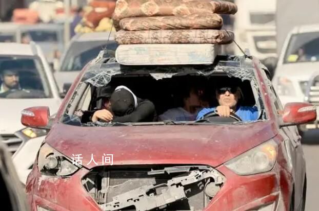 加沙居民撤离车队遭空袭已致70死 其中大多数是妇女和儿童