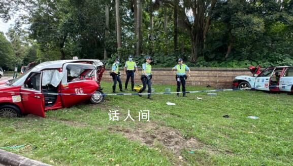 香港迪士尼两辆的士相撞致1死 事故原因有待调查