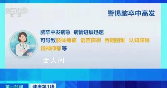 我国脑卒中患病总人数超过2800万 脑卒中的早期症状表现是什么