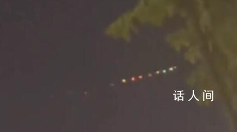 杭州天空现链状不明飞行物 这引起了网友的围观