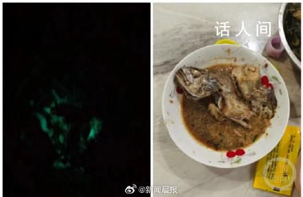 大妈买海鱼红烧后半夜发绿光 红烧鱼半夜发绿光是怎么回事