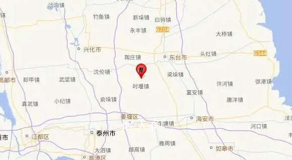 江苏盐城3.0级地震 震源深度9公里