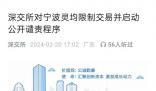宁波灵均42秒卖出13.72亿元股票 量化私募宁波灵均被限制交易